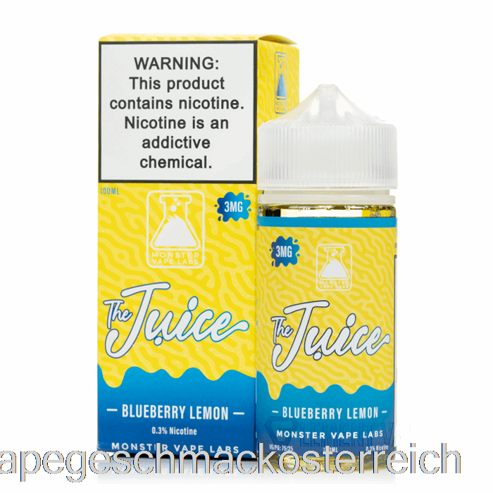 Heidelbeer-Zitrone - Der Saft - 100ml 3mg Vape-Geschmack